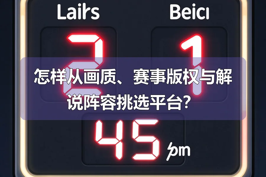 怎样从画质、赛事版权与解说阵容挑选平台？